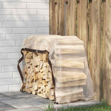 shumee vidaXL Prozorna ponjava z ušesi 1x2 m PVC