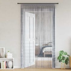 shumee vidaXL Zavese iz nitk 2 kosa 140x250 cm svetlo sive barve