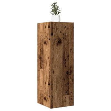 Vidaxl vidaXL TV omarica, starinski les, 30,5 x 30 x 90 cm, iverna plošča