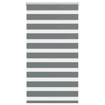 shumee vidaXL Zebra senčilo temno sivo 85x150 cm tkanina širina 80,9 cm