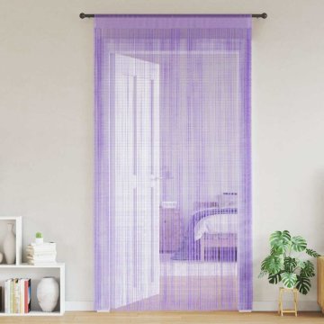 shumee vidaXL Zavese iz nitk 2 kosa 140x250 cm vijolične barve