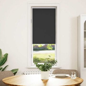 Vidaxl vidaXL Zatemnitvena rolo senčila črna 50x175 cm širina blaga 45,7 cm