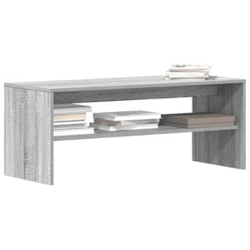 Vidaxl vidaXL TV stojalo, sivo, hrast sonoma, 100x40x40 cm