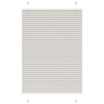 shumee vidaXL Plisirana žaluzija svetlo siva 85x150 cm Širina tkanine 84,4 cm