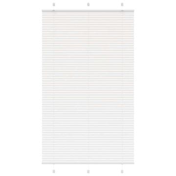 shumee vidaXL Plisirana žaluzija Bela 120x200 cm Širina tkanine 119,4 cm