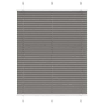 Vidaxl Plisirana žaluzija Antracit 105x150 cm Širina tkanine 104,4 cm