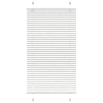 Vidaxl Plisirana žaluzija Bela 75x150 cm Širina tkanine 74,4 cm