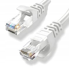 shumee Kabel ETHERNET KABEL Patchcord U/UTP 5e RJ45 / RJ45 10 m bel INTERNET