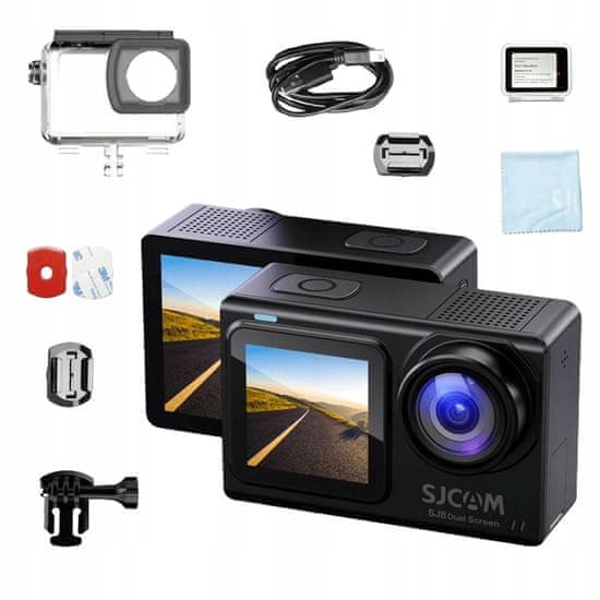 shumee SJCAM SJCAM SJ8 Športna kamera z DVOJNIM ZASLONOM 4K UHD
