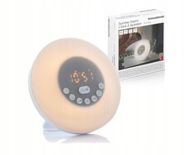 shumee SONČNI VZHOD BUDILKA SPALNICA NOČNA SVETILKA RADIO ZASLON NA DOTIK ZVOČNIK Innova