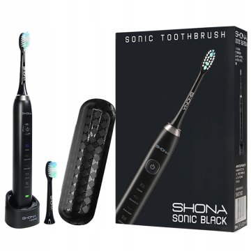 shumee SHONA SONIC ZOBNA ŠČETKA SONIC ČRNA