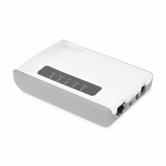 Digitus mrežni multifunkcijski strežnik WiFi 2x USB bel DN-13024
