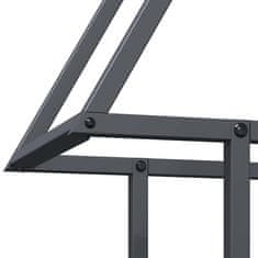Vidaxl Stojalo za drva antracit 50x25x60 cm hladno valjano jeklo
