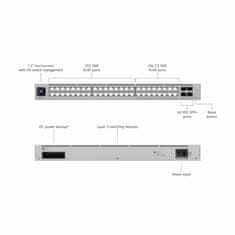 Ubiquiti stikalo 48-port 16x 2,5G 32x 1G 4xSFP+ managed USW-PRO-MAX-48
