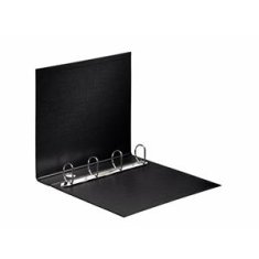 Esselte plastični vezalnik VIVIDA, 4DR/40 mm, hrbtišče 60 mm, črn