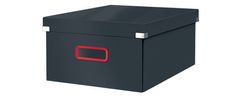 Leitz Univerzalna škatla Click&Store COSY, velikost L (A3), žametno siva