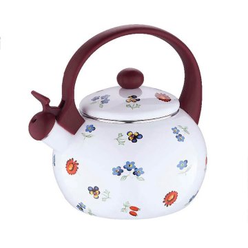 Čejnik motiv rožic 2,2l / indukcija/ emajl