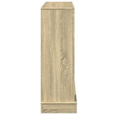 Vidaxl Okvir za kamin sonoma hrast 100x30x87,5 cm inženirski les