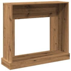 Vidaxl Okvir za kamin artisan hrast 100x30x87,5 cm inženirski les