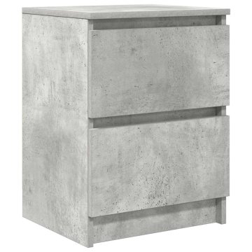 Vidaxl TV omarica betonsko siva 40x35x54 cm inženirski les