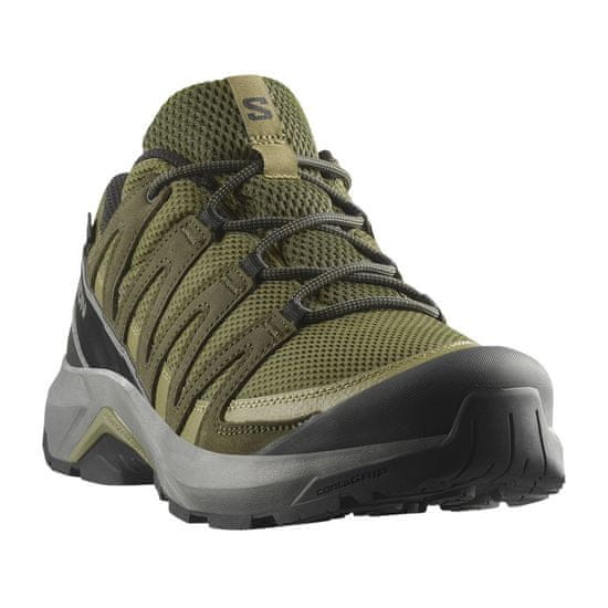 Salomon Čevlji treking čevlji olivna X-adventure Reckon Gtx