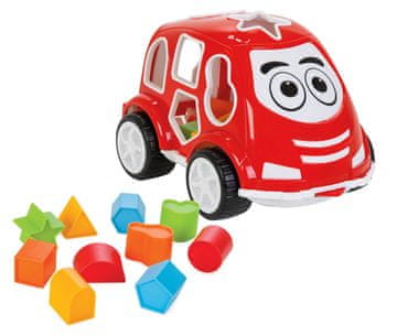 Sestavljanka rdeči avto