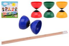 Johntoy Diabolo z lesenimi palicami