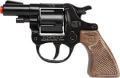 Gonher Policijski revolver kovinski črn 8 nabojev