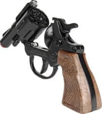 Gonher Policijski revolver kovinski črn 8 nabojev