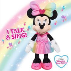 Alltoys Pojoča plišastka Minnie Mouse v svetleči obleki