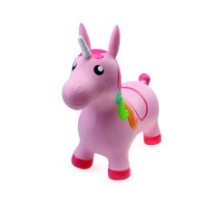 Alltoys Odskakujoča žival - roza samorog