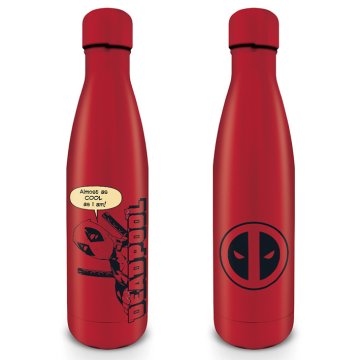 Steklenička iz nerjavečega jekla Deadpool (PeekABoo), 540 ml