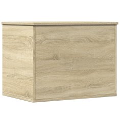Vidaxl Škatla za shranjevanje sonoma hrast 60x42x46 cm inženirski les