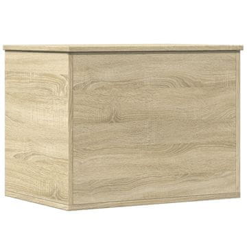 Vidaxl Škatla za shranjevanje sonoma hrast 60x42x46 cm inženirski les