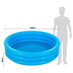 Intex 58446NP Bazen Kristalno modra 168x41cm