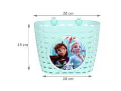 Disney DISNEY Ledeno kraljestvo Otroška košara za krmilo, košara za dekliško kolo 20x15x16 cm 