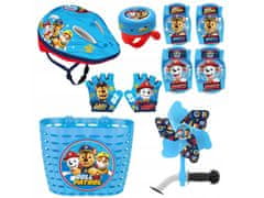 Paw Patrol Paw Patrol Modra otroška kolesarska čelada, fantovska, nastavljiva 52-56 cm 