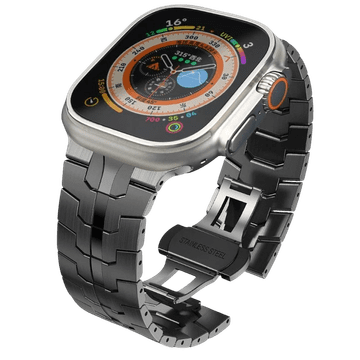 Infostyle Pašček za Apple Watch 1/2/3/4/5/6/7/8/9/SE/SE 2/Ultra/Ultra 2 (42/44/45/49mm), črna