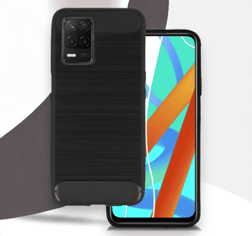 Infostyle Ovitek "Carbon lite" za Realme 8 5G - Črna