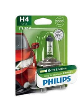 Philips H4 LongLife EcoVision 1 kos