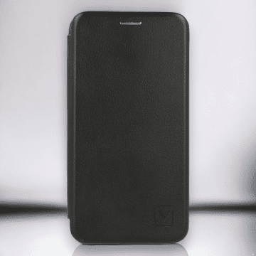 Infostyle Črna / Ekološko usnje + TPU silikon