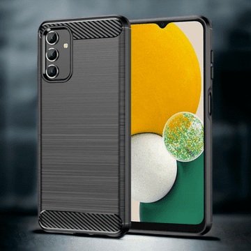 Infostyle Silikonski ovitek "carbon" za Samsung Galaxy A13 5G - Črna Črna / TPU silikon