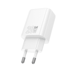 Hoco Polnilec adapter N61 GaN PD 20W USB-A, Type C za Samsung, iPhone - bel