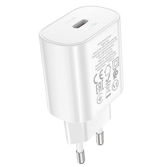 Hoco Polnilec adapter N22 Jetta PD 25W Type C za Samsung - bel