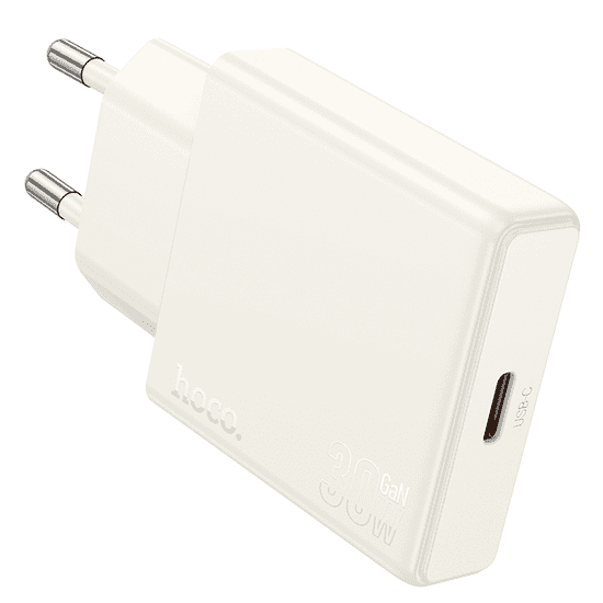 Hoco Polnilec adapter N44 Biscuit PD 30W Type C za Samsung - bel