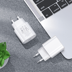Hoco Polnilec adapter N22 Jetta PD 25W Type C za Samsung - bel