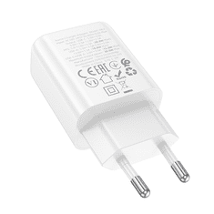 Hoco Polnilec adapter N63 GaN PD 30W USB-A, Type C za Samsung - bel