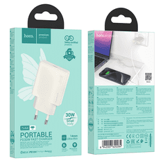 Hoco Polnilec adapter N44 Biscuit PD 30W Type C za Samsung - bel