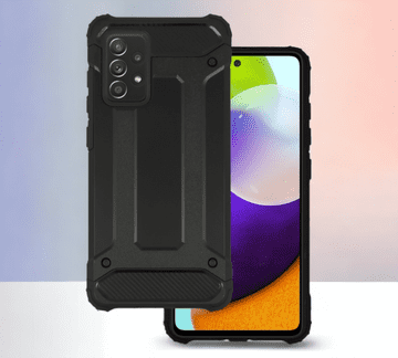 Infostyle Silikonski ovitek "armor carbon" za Samsung Galaxy A23 4G/5G - Črna
