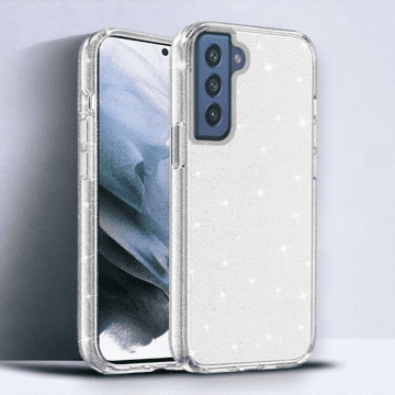 Infostyle Silikonski ovitek "Crystal Glitter" za Samsung Galaxy A24 4G Srebrna / TPU silikon